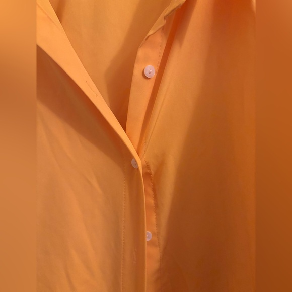 SHEIN Curve Yellow Button-Up Shirt - Size 4XL - Picture 2 of 3